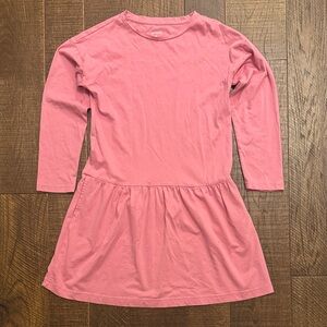 Primary Girl’s Cotton Pink Long Sleeve Dress